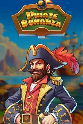 Pirate Bonanza slot game icon with pirate character